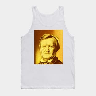 Richard Wagner Golden Portrait | Richard Wagner Artwork 8 Tank Top